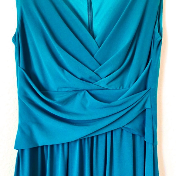 Teal Party Dress – Women's Extra Small - Picture 3 of 7